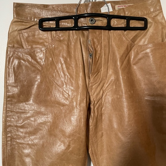 Levi's Tan leather Pants - Picture 2 of 4